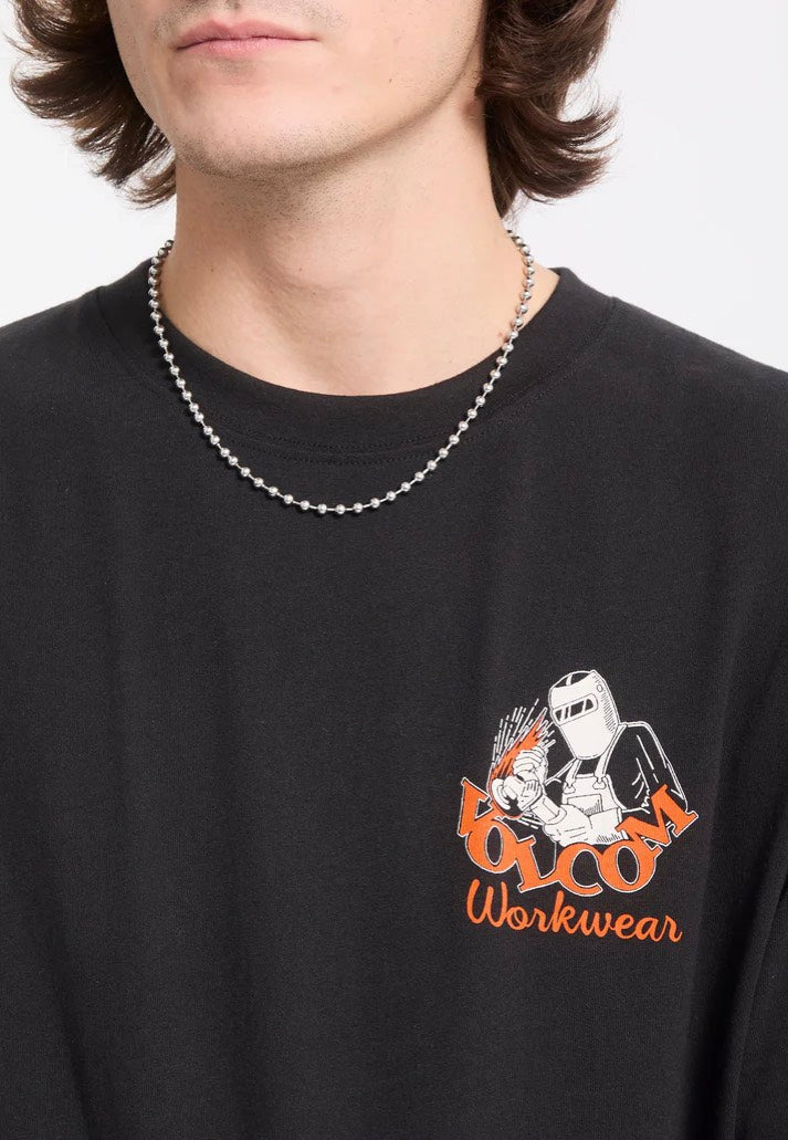 Volcom - Always Grinding Black - T-Shirt | Men-Image