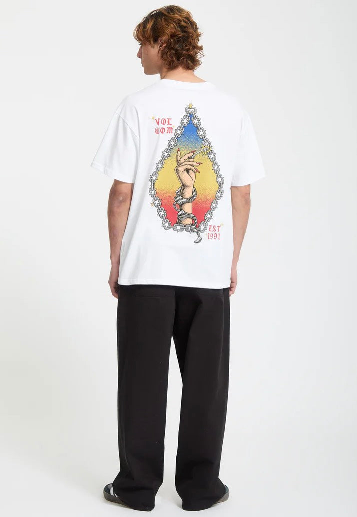 Volcom - FA Daniel Shepard Unlocked White - T-Shirt | Men-Image