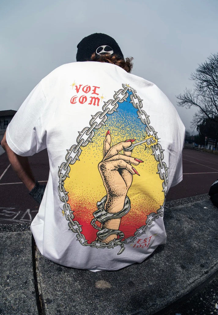 Volcom - FA Daniel Shepard Unlocked White - T-Shirt | Men-Image