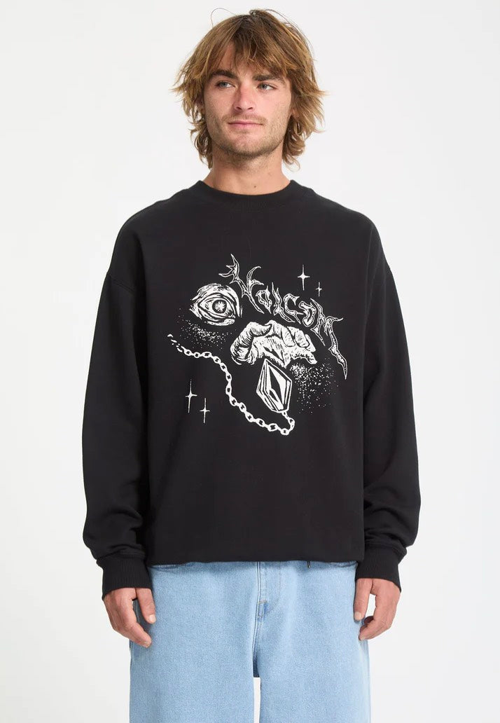 Volcom - Recto Verso Crew Black - Sweater | Men-Image