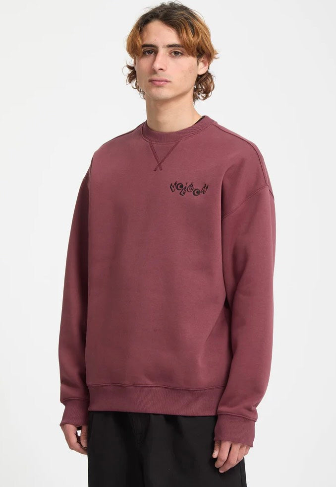 Volcom - FA Daniel Shepard Crew Merlot - Sweater | Men-Image