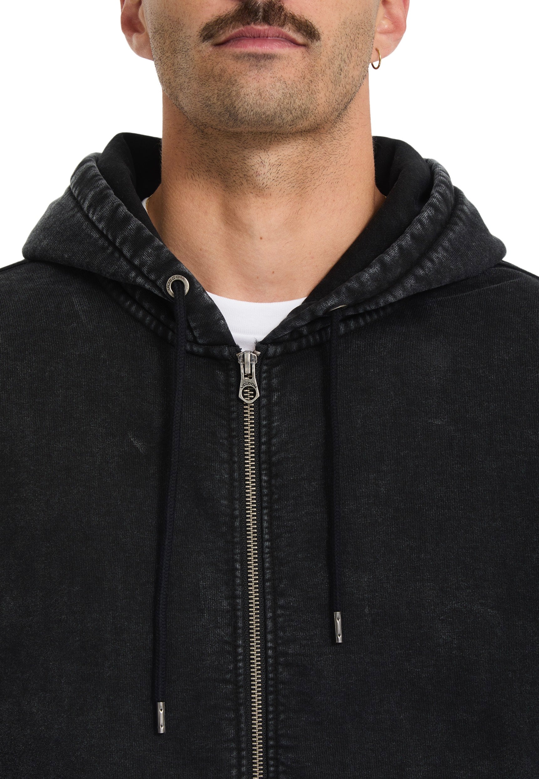 Volcom - Die By The Stone Light Acid Black - Zipper | Men-Image