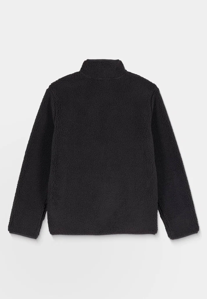 Volcom Storm Stone Zip Fleece Asphalt Black Jacket | Men-Image