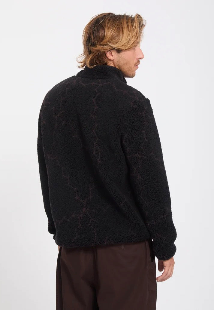 Volcom Storm Stone Zip Fleece Raisin Bunda | Men-Image