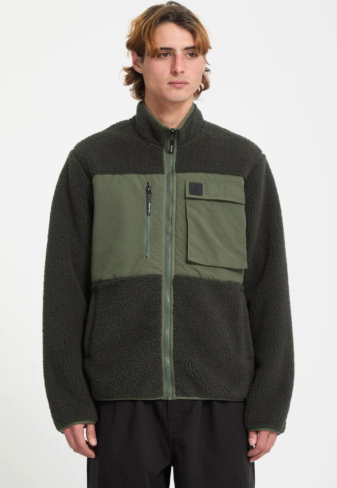 Volcom - Storm Stone Zip Rinsed Black - Jacket | Men-Image