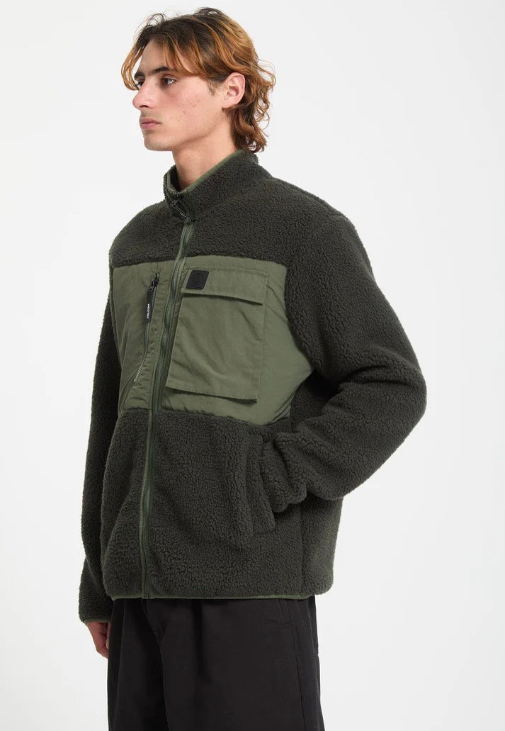 Volcom - Storm Stone Zip Rinsed Black - Jacket | Men-Image