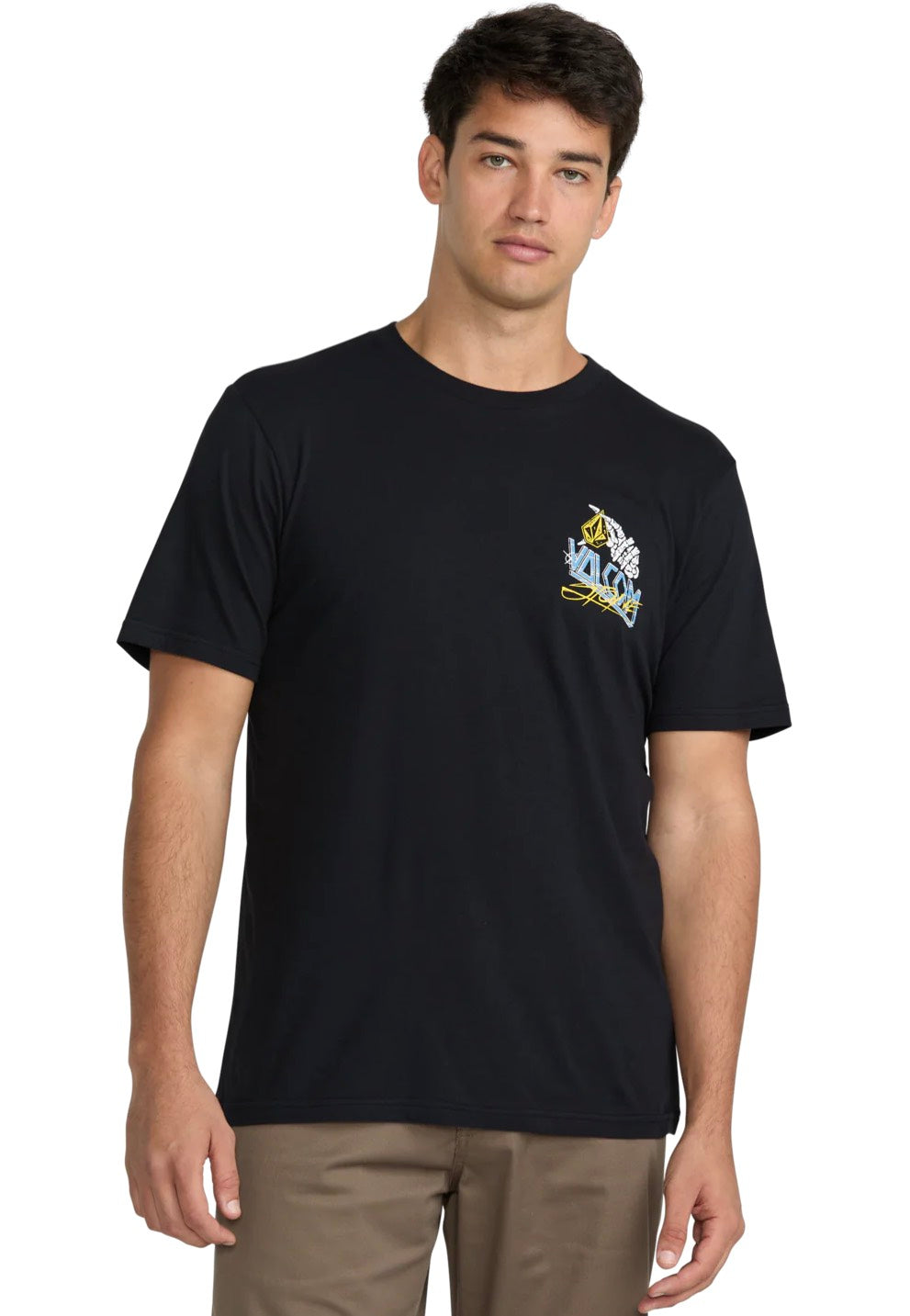 Volcom - Dropped This  Antique Black - T-Shirt | Men-Image