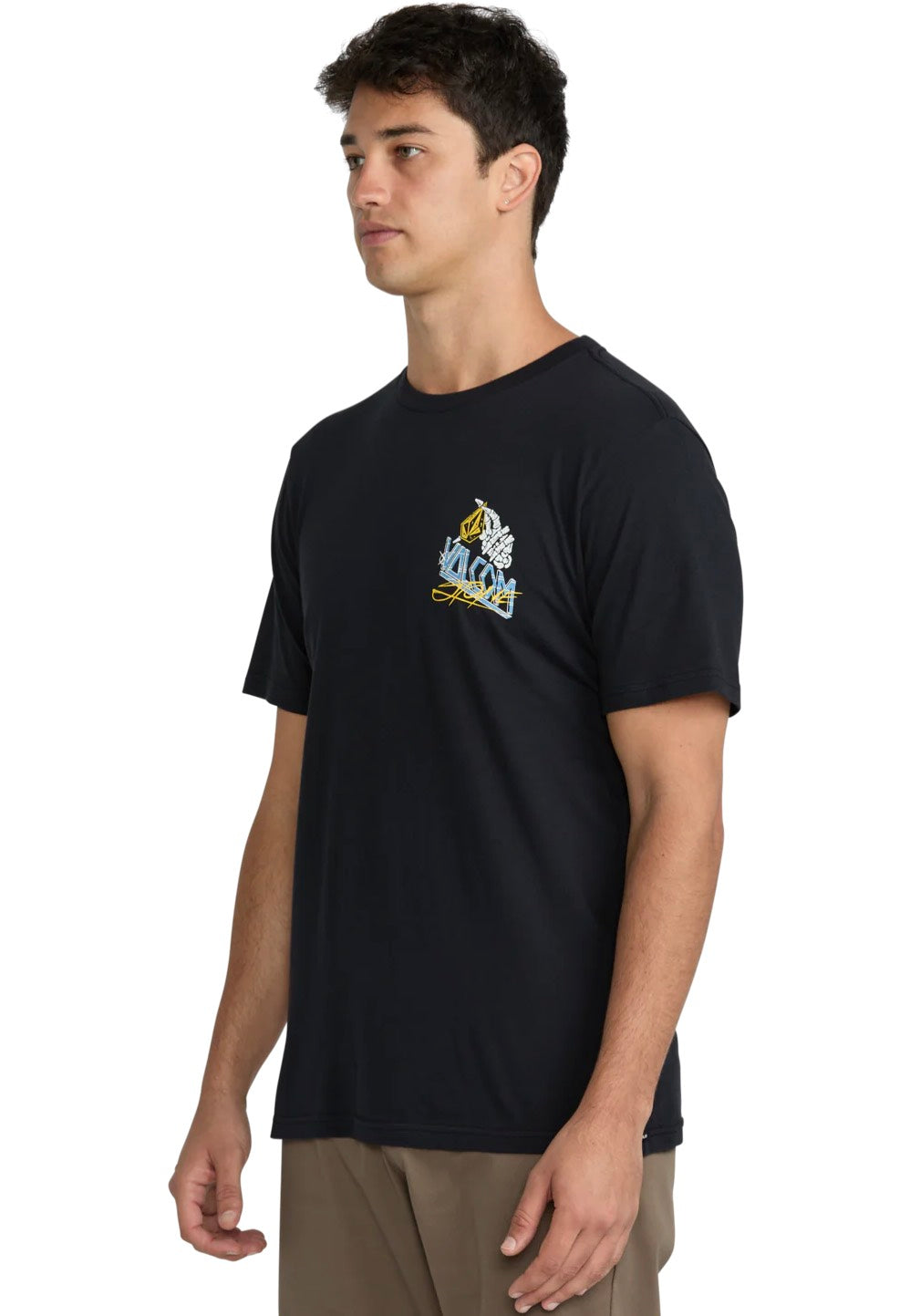 Volcom - Dropped This  Antique Black - T-Shirt | Men-Image
