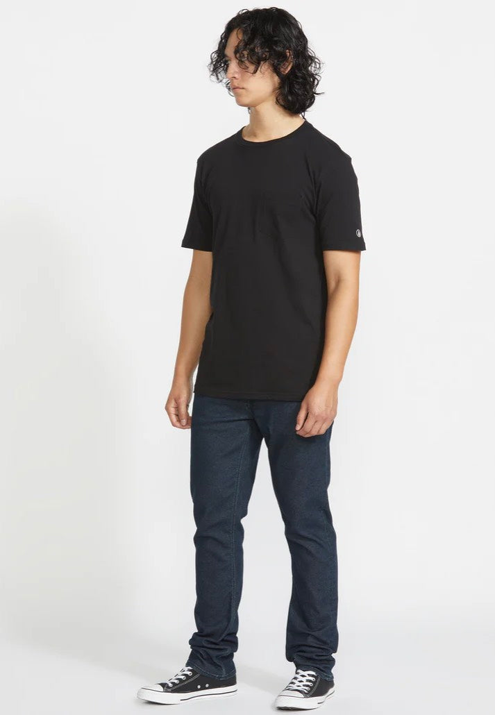 Volcom - Solid Pocket Black - T-Shirt | Men-Image