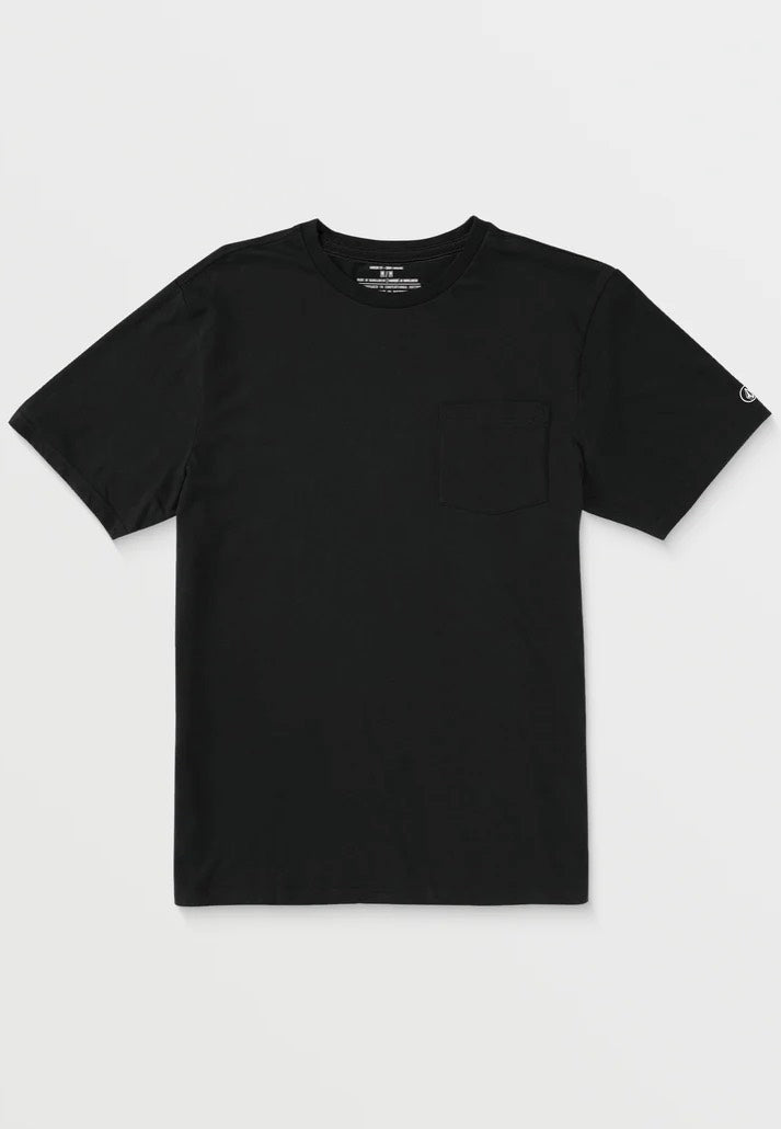 Volcom - Solid Pocket Black - T-Shirt | Men-Image