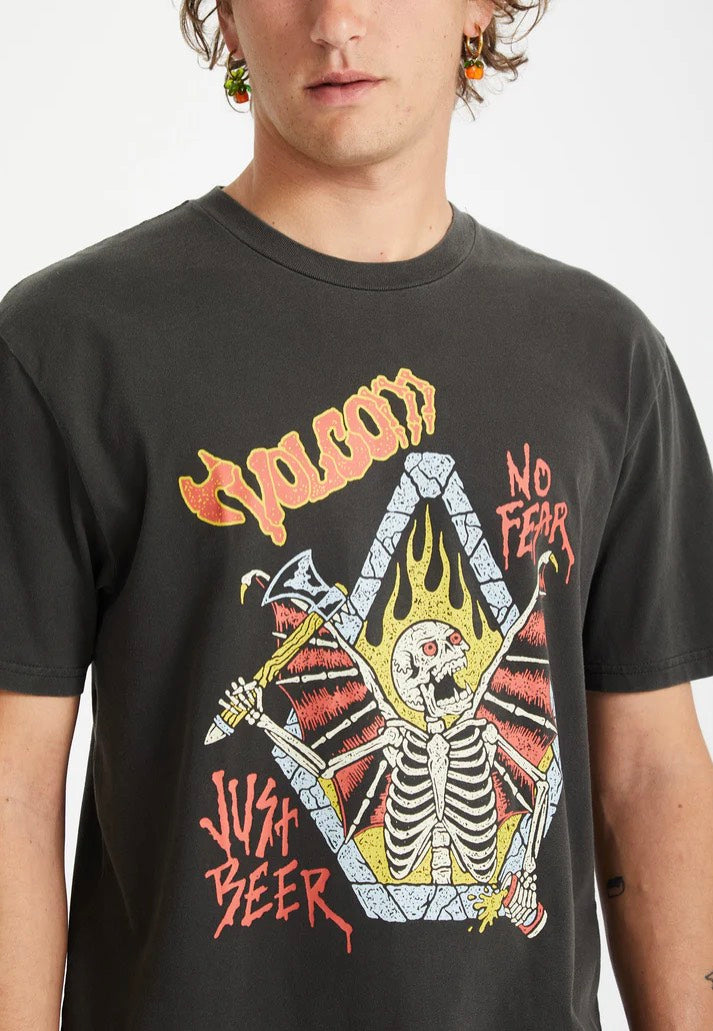 Volcom - Just Beer Black - T-Shirt | Men-Image