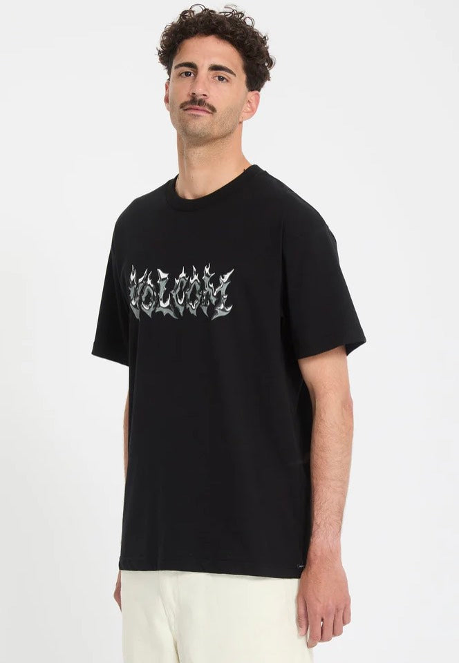 Volcom - Slag Black - T-Shirt | Men-Image