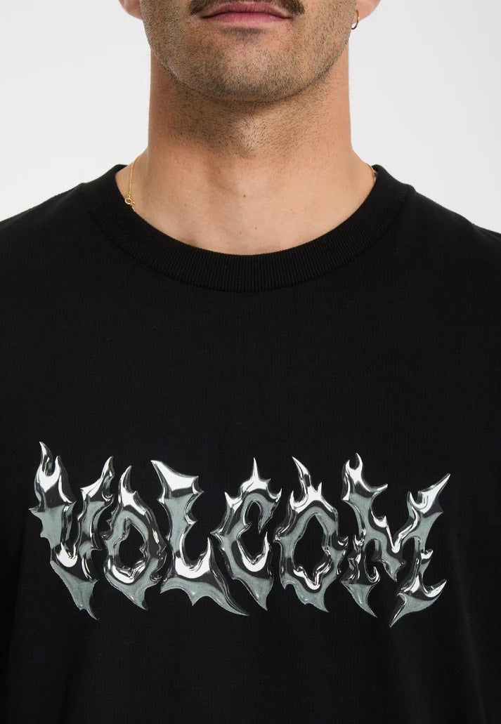 Volcom - Slag Black - T-Shirt | Men-Image
