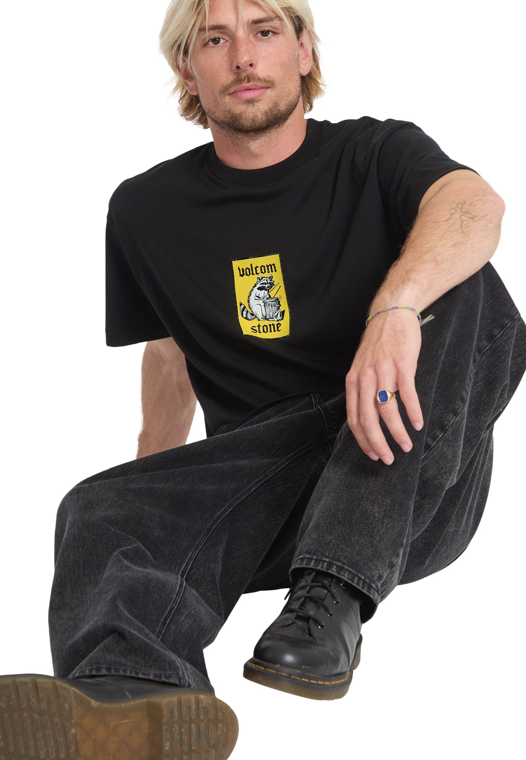 Volcom - Rockout Black - T-Shirt | Men-Image