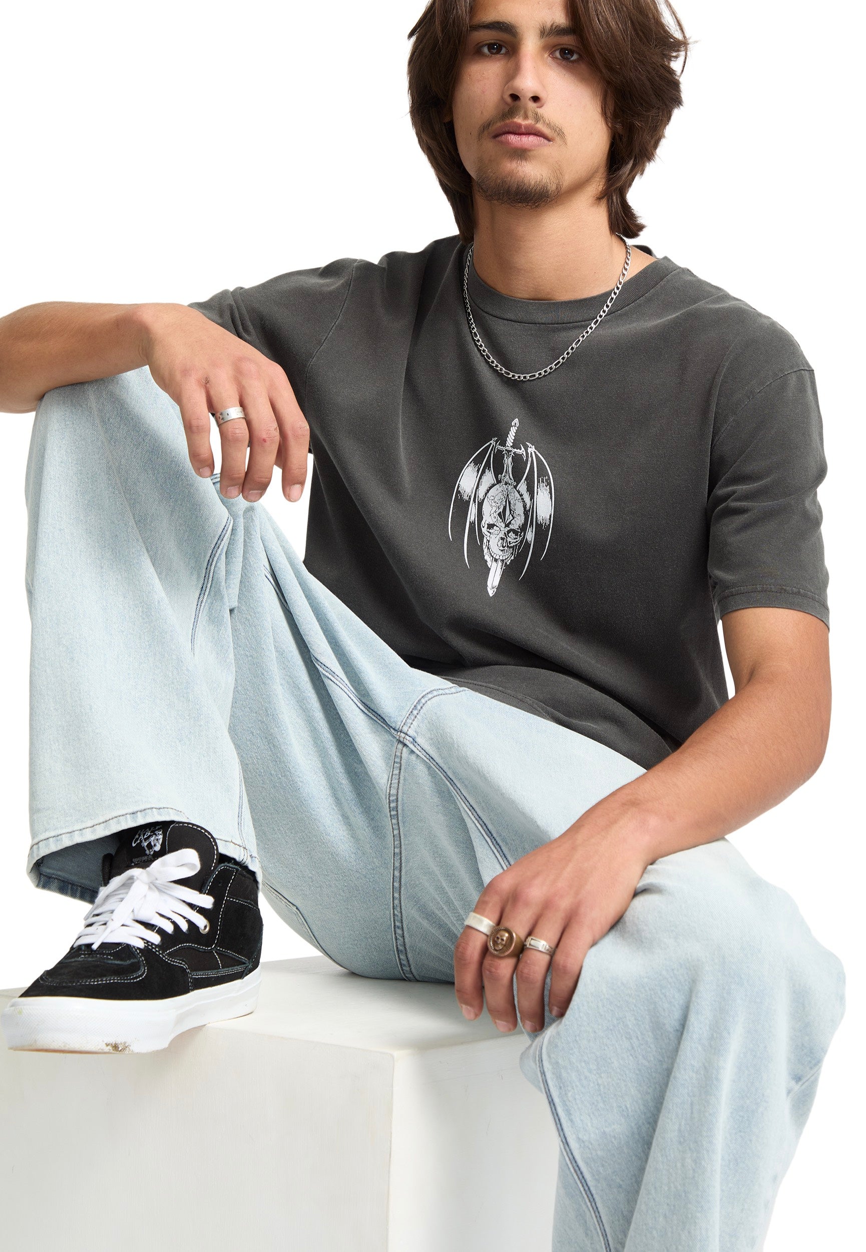 Volcom - Sworder PW Black - T-Shirt | Men-Image
