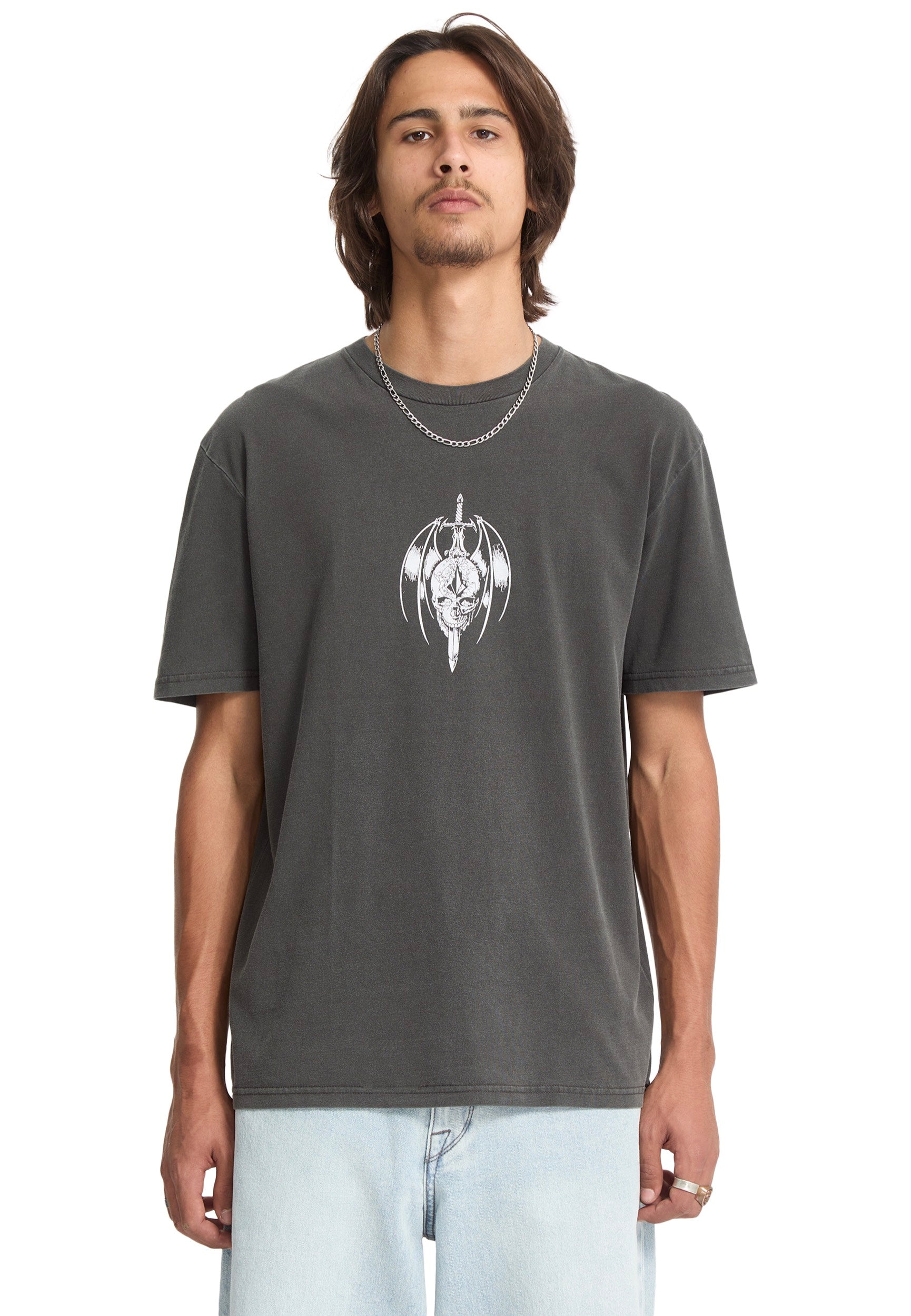 Volcom - Sworder PW Black - T-Shirt | Men-Image