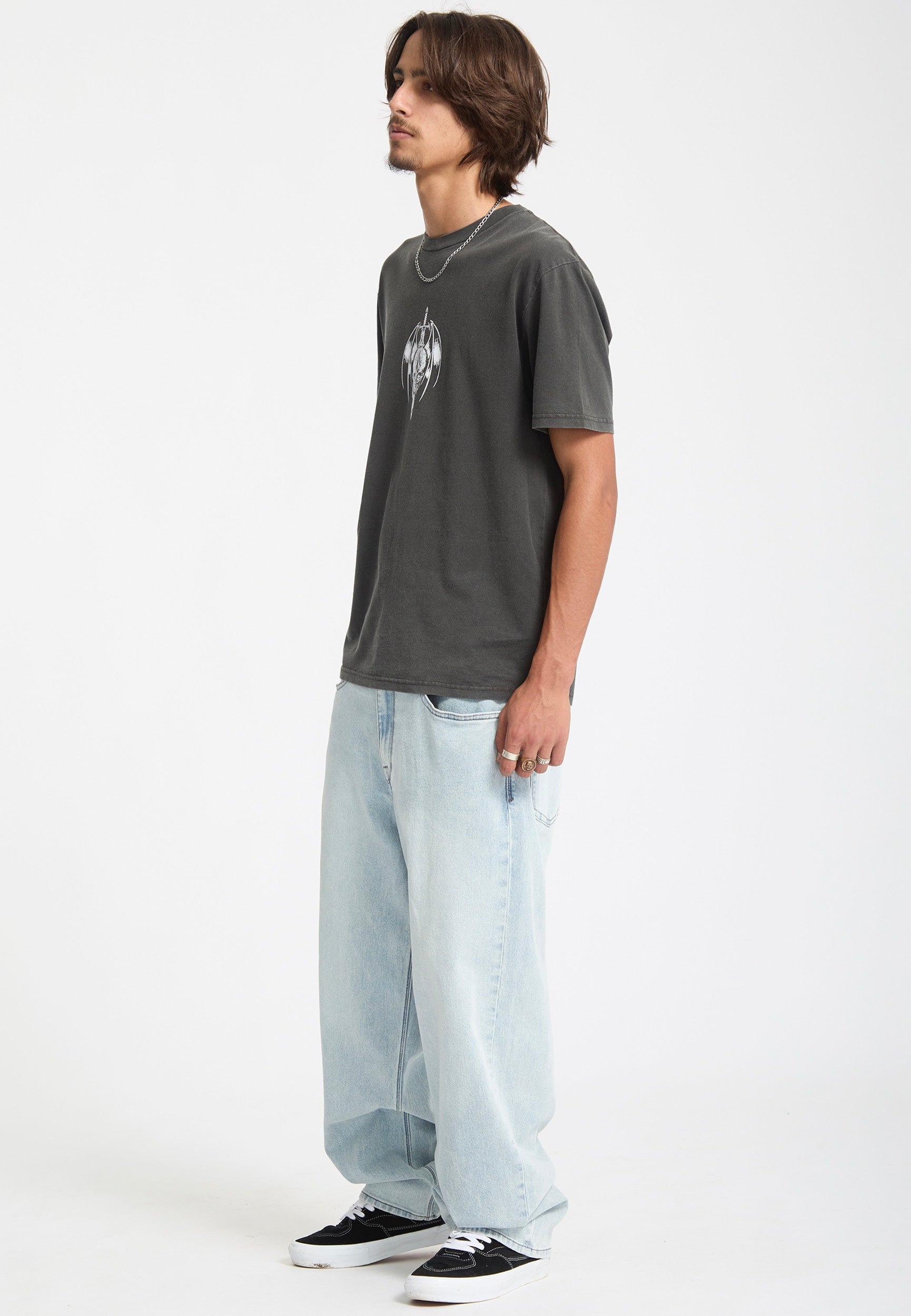 Volcom - Sworder PW Black - T-Shirt | Men-Image