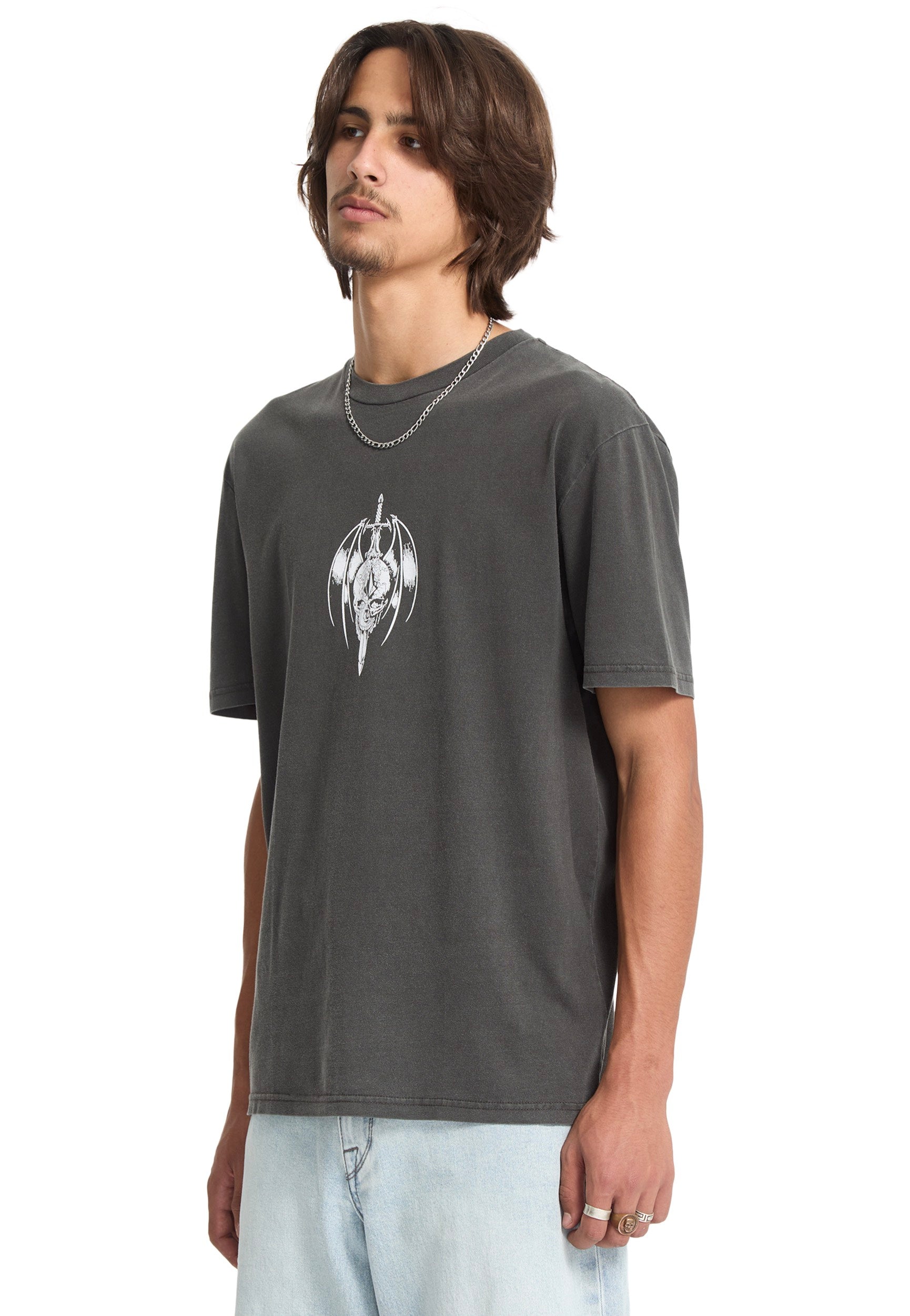 Volcom - Sworder PW Black - T-Shirt | Men-Image