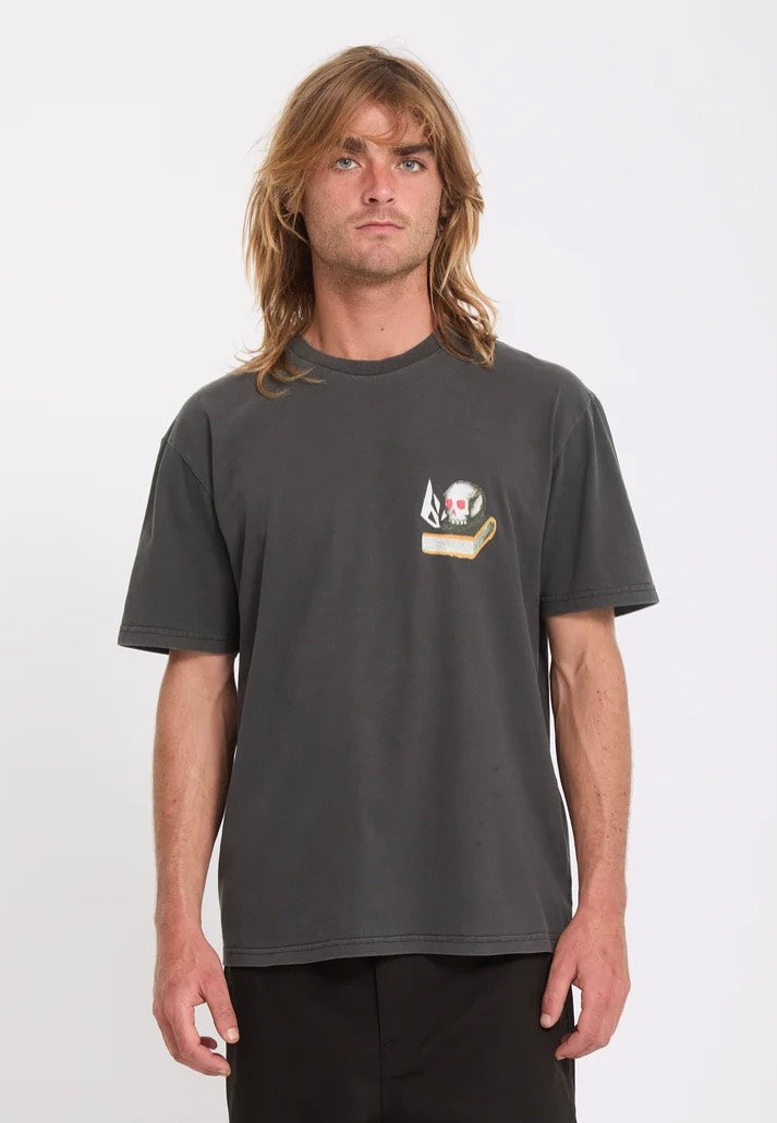 Volcom Boiler Black Camiseta | Men-Image