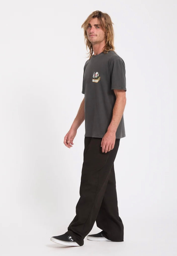 Volcom Boiler Black Camiseta | Men-Image