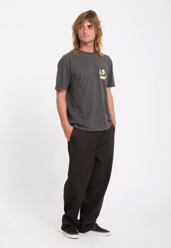 Volcom Boiler Black Camiseta | Men-Image
