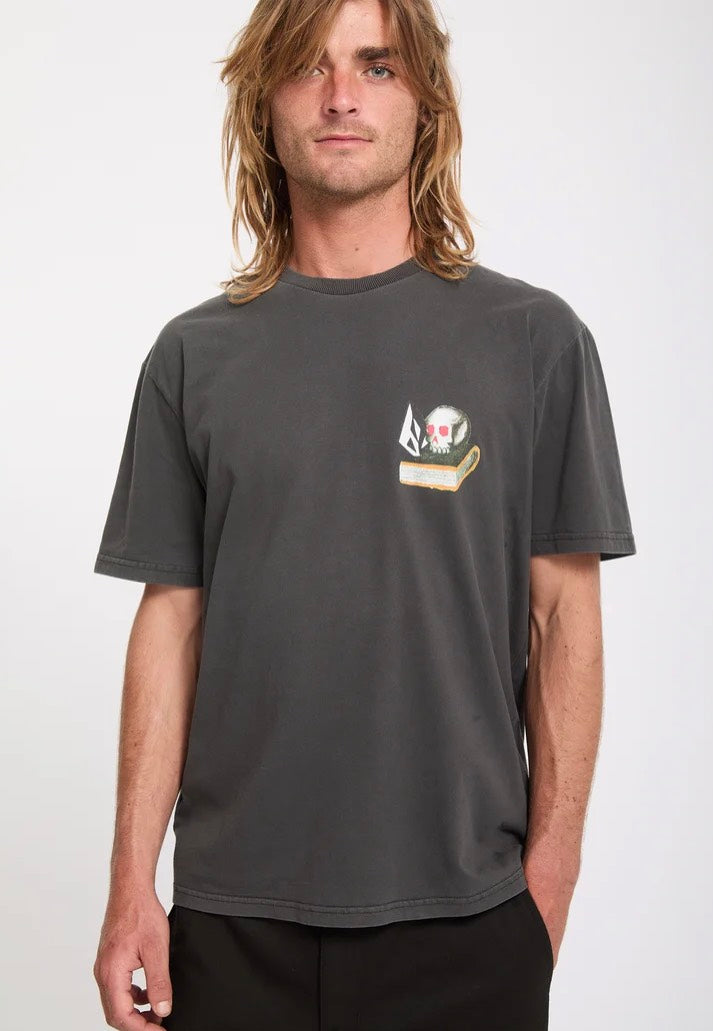 Volcom Boiler Black Camiseta | Men-Image