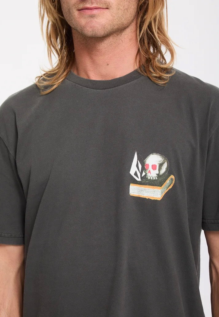 Volcom Boiler Black Camiseta | Men-Image