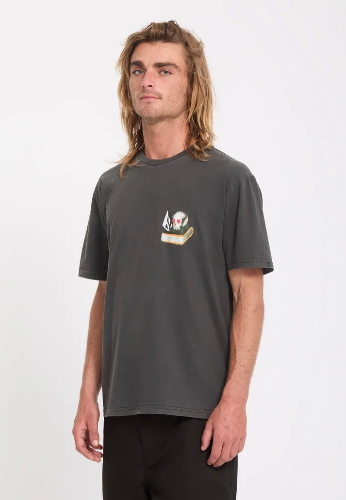 Volcom Boiler Black Camiseta | Men-Image
