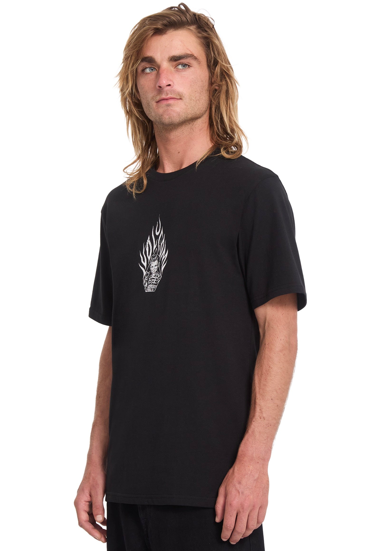 Volcom - Firecar Black - T-Shirt | Men-Image