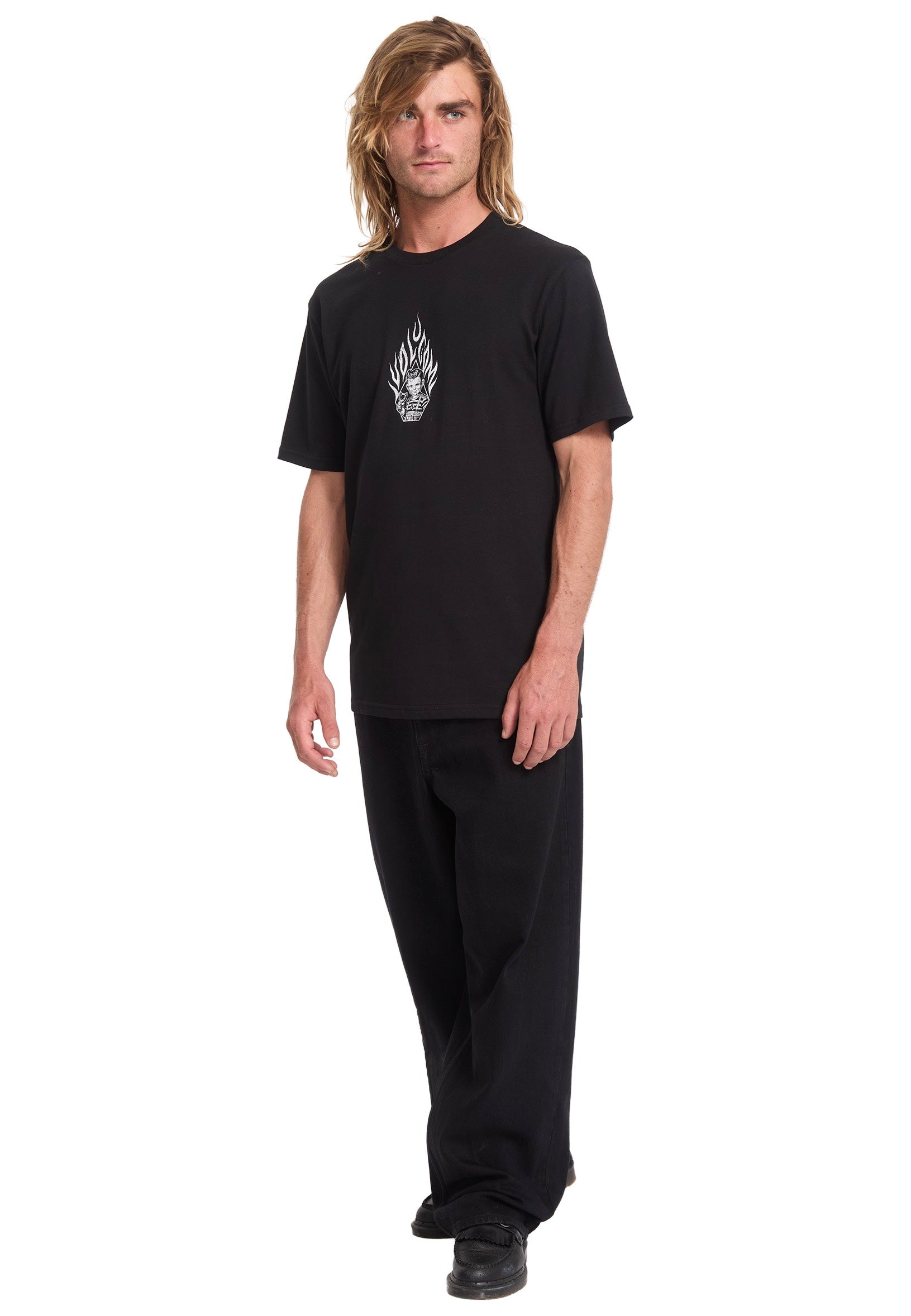 Volcom - Firecar Black - T-Shirt | Men-Image