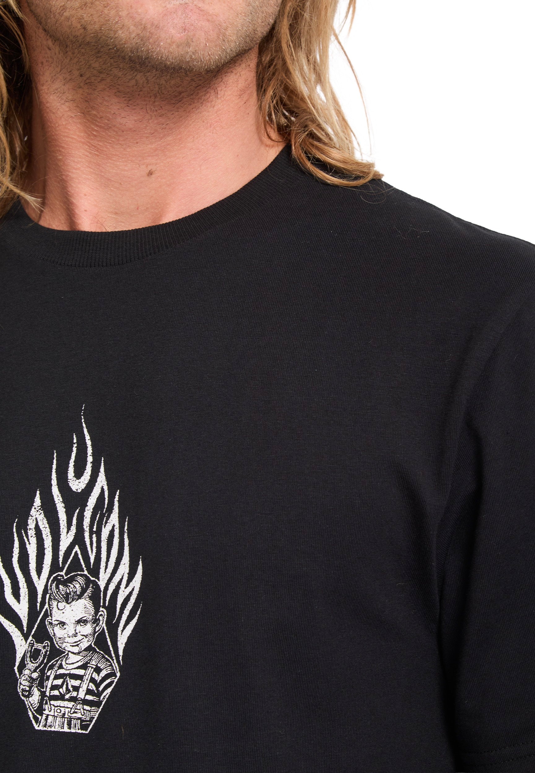 Volcom - Firecar Black - T-Shirt | Men-Image