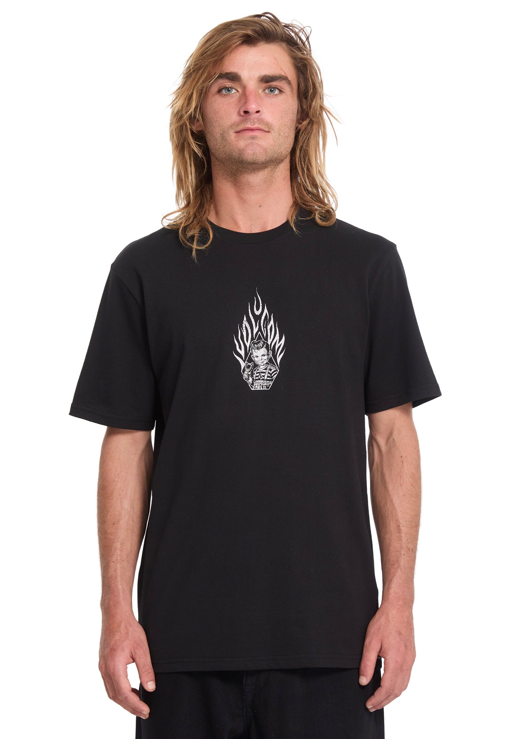 Volcom - Firecar Black - T-Shirt | Men-Image