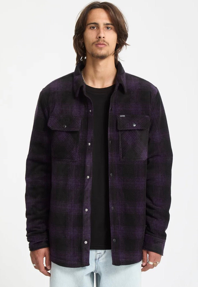 Volcom - Bowered Fleece Dark Purple - Jacket | Men-Image