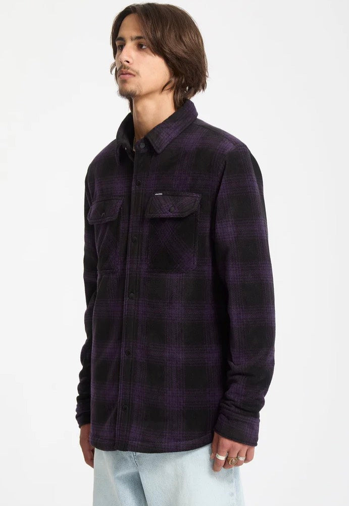 Volcom - Bowered Fleece Dark Purple - Jacket | Men-Image