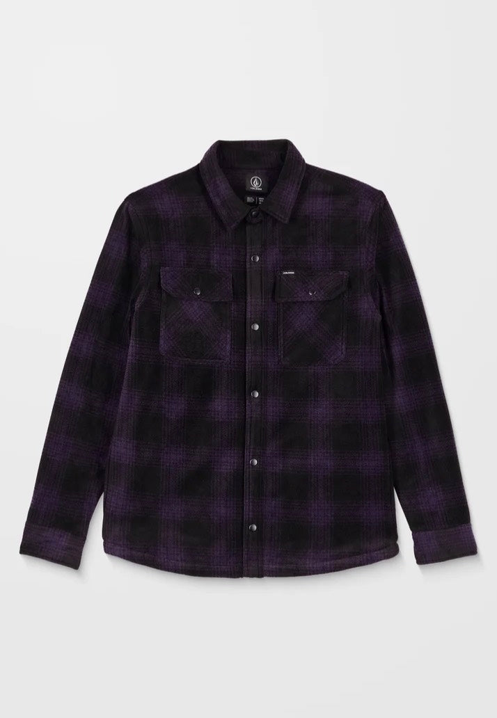 Volcom - Bowered Fleece Dark Purple - Jacket | Men-Image