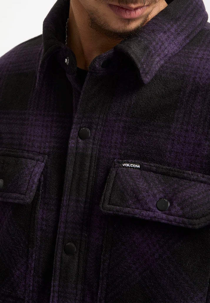 Volcom - Bowered Fleece Dark Purple - Jacket | Men-Image