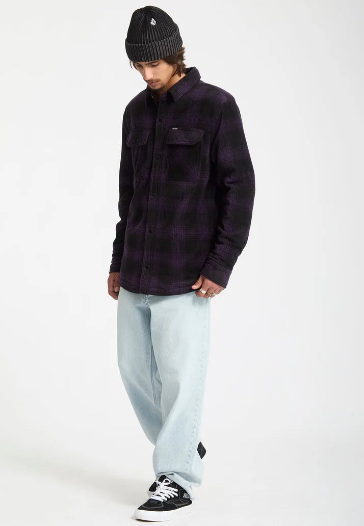 Volcom - Bowered Fleece Dark Purple - Jacket | Men-Image