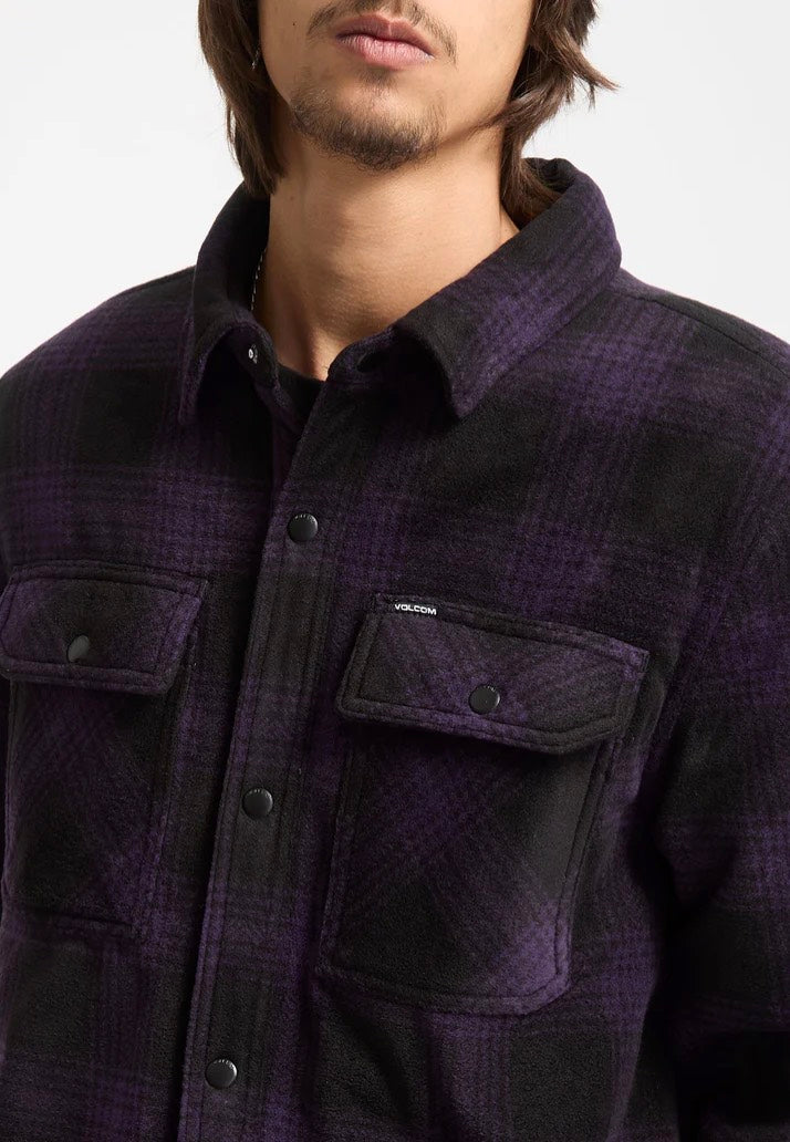 Volcom - Bowered Fleece Dark Purple - Jacket | Men-Image