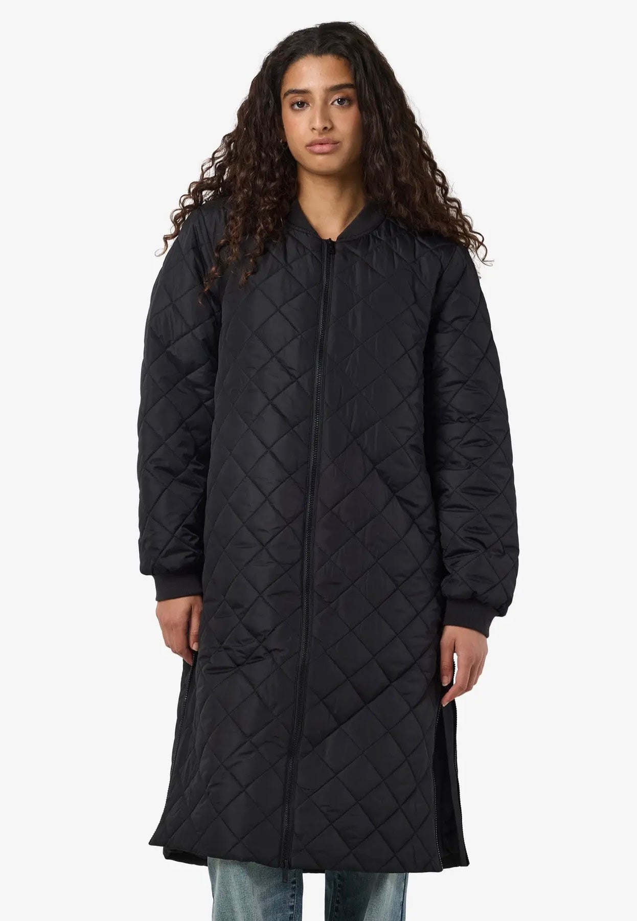 Noisy May - Gilly Quilted Black - Coat | Women-Image