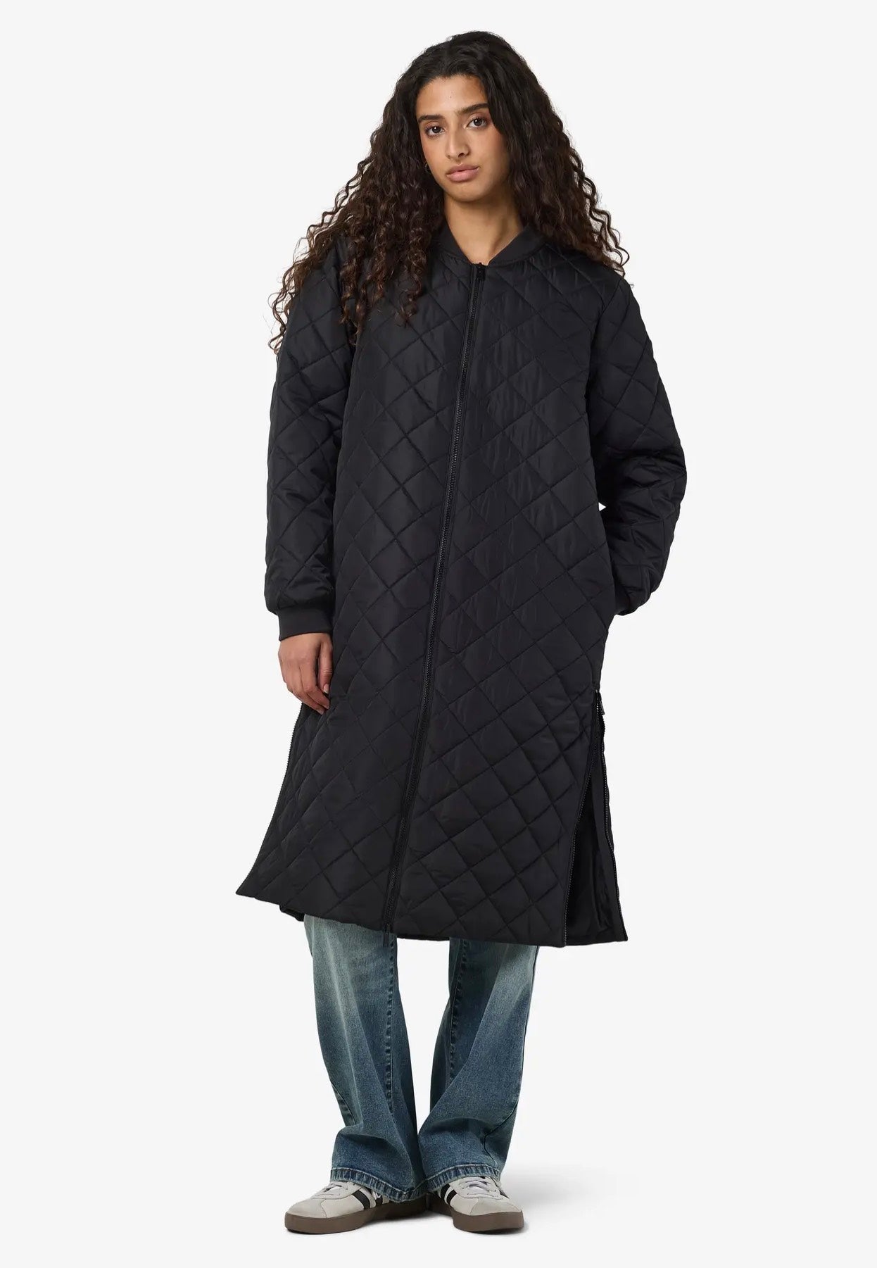 Noisy May - Gilly Quilted Black - Coat | Women-Image