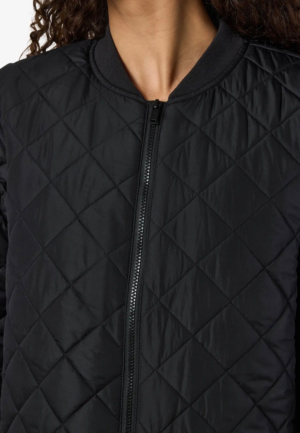 Noisy May - Gilly Quilted Black - Coat | Women-Image