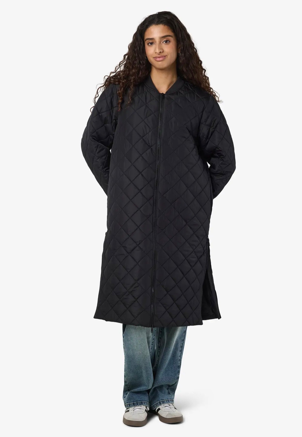 Noisy May - Gilly Quilted Black - Coat | Women-Image