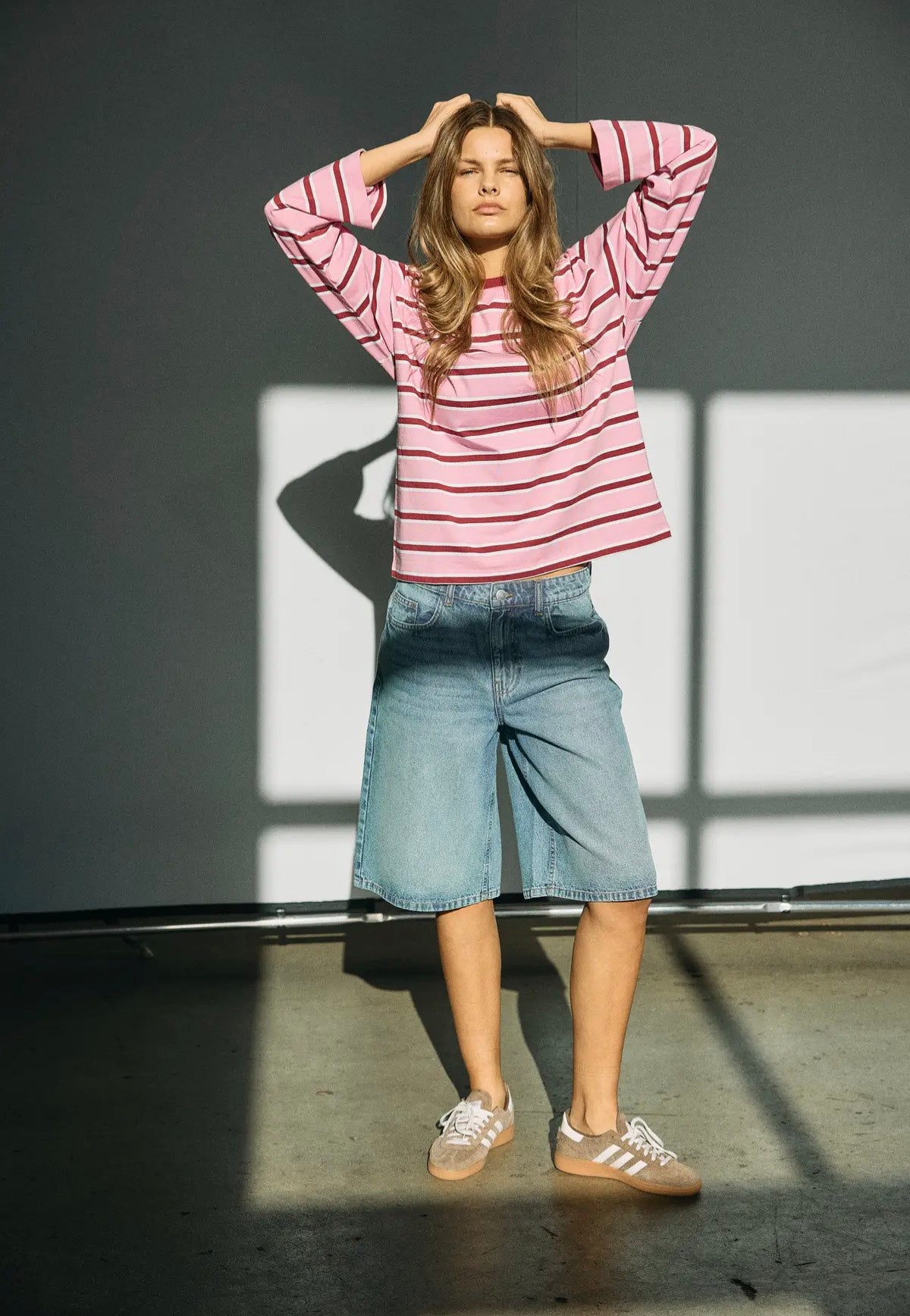 Noisy May - Mindie Light Blue Denim - Shorts | Women-Image