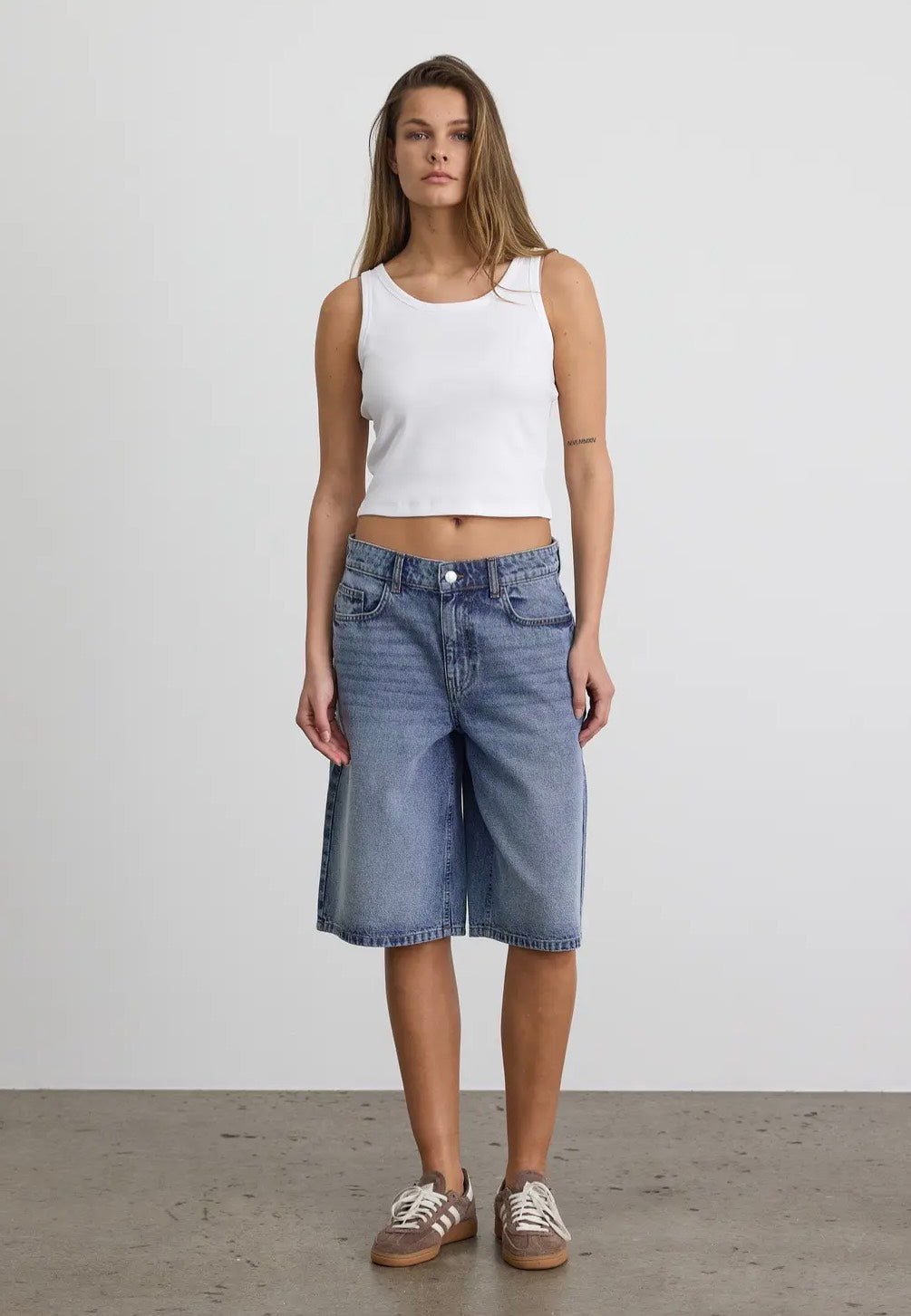 Noisy May - Mindie Light Blue Denim - Shorts | Women-Image