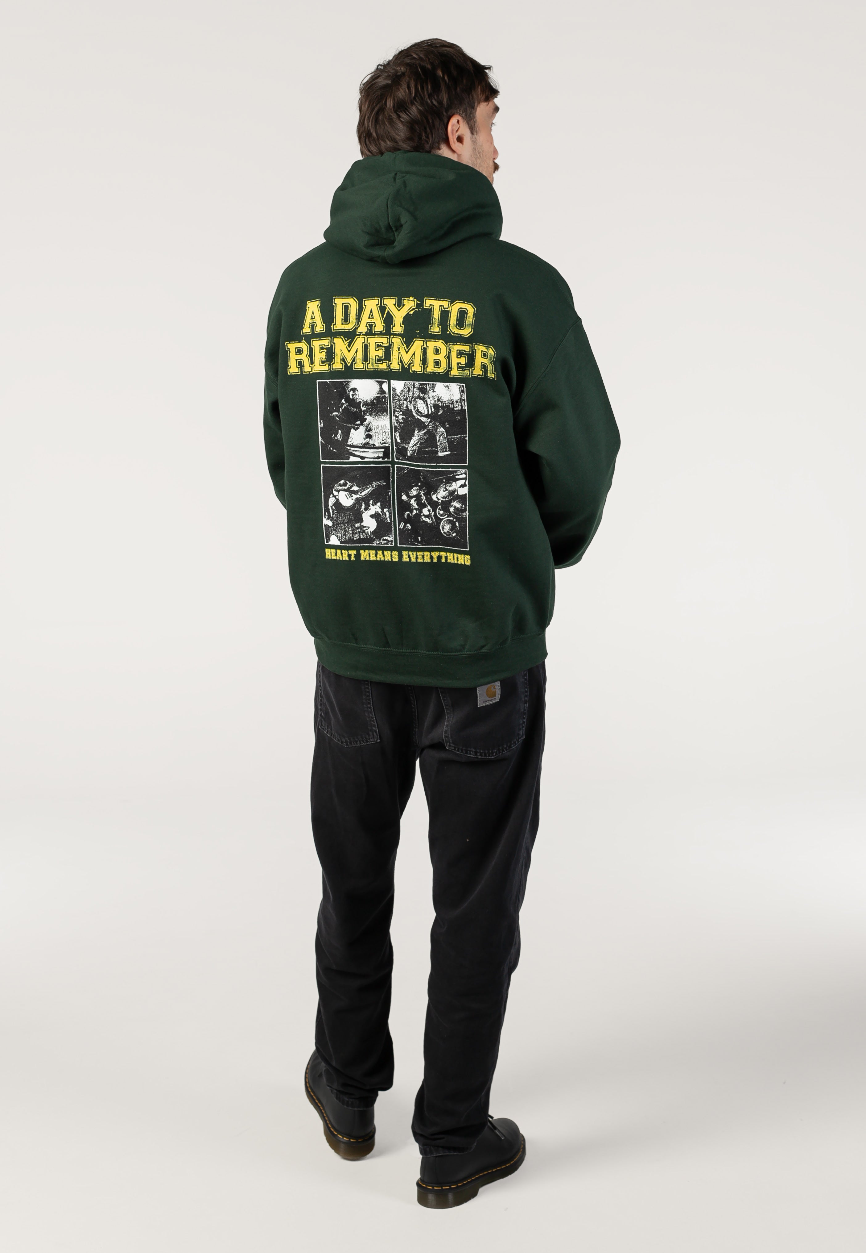 A Day To Remember - Varsity Pit Forest Green - Hoodie | Men-Image