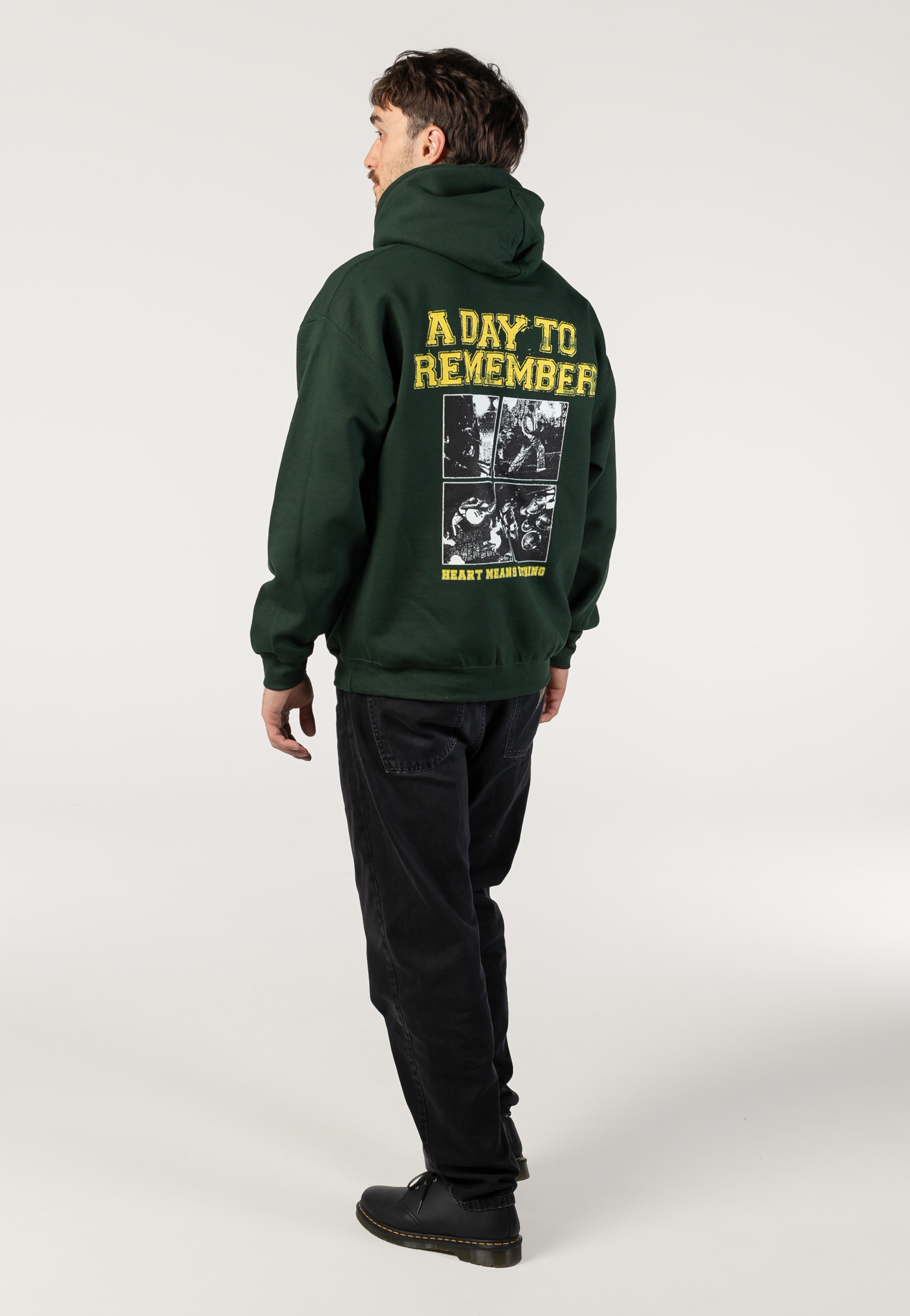 A Day To Remember - Varsity Pit Forest Green - Hoodie | Men-Image