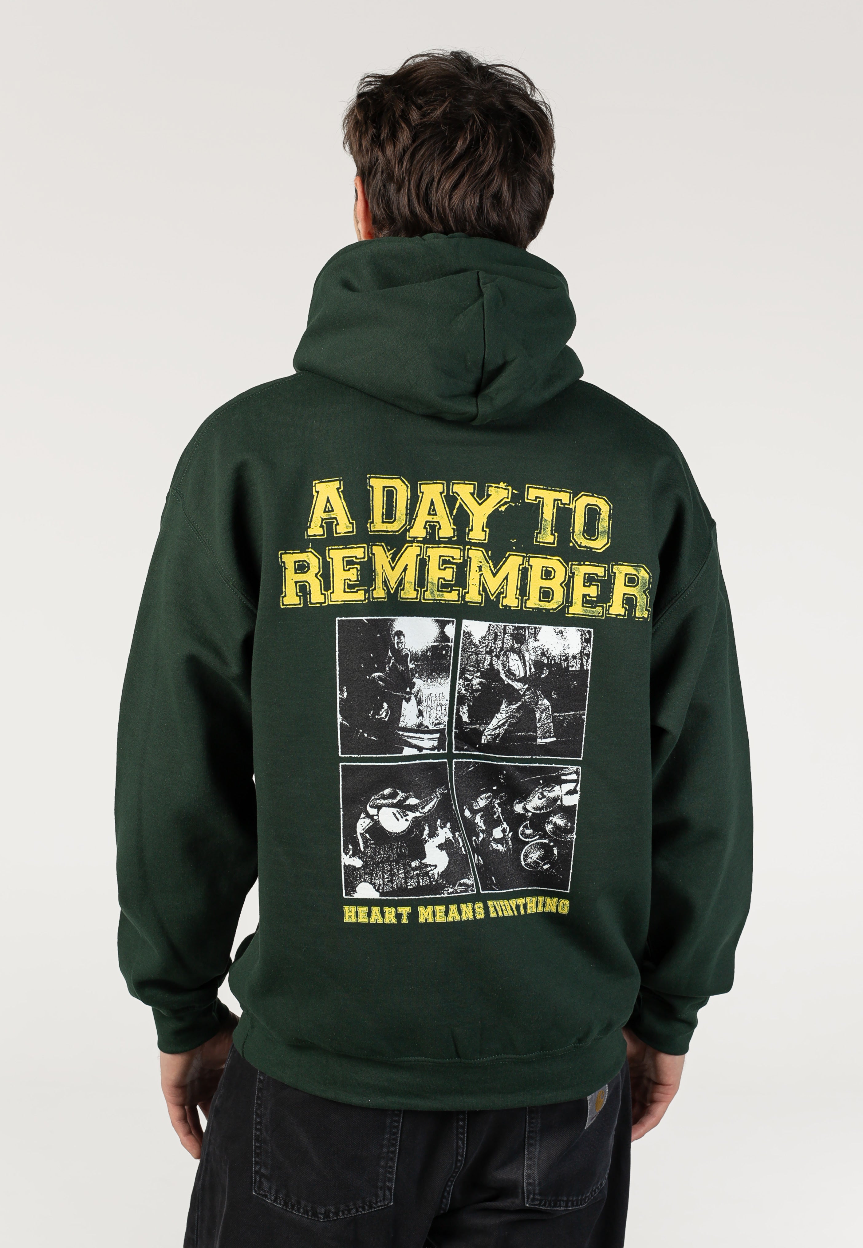 A Day To Remember - Varsity Pit Forest Green - Hoodie | Men-Image