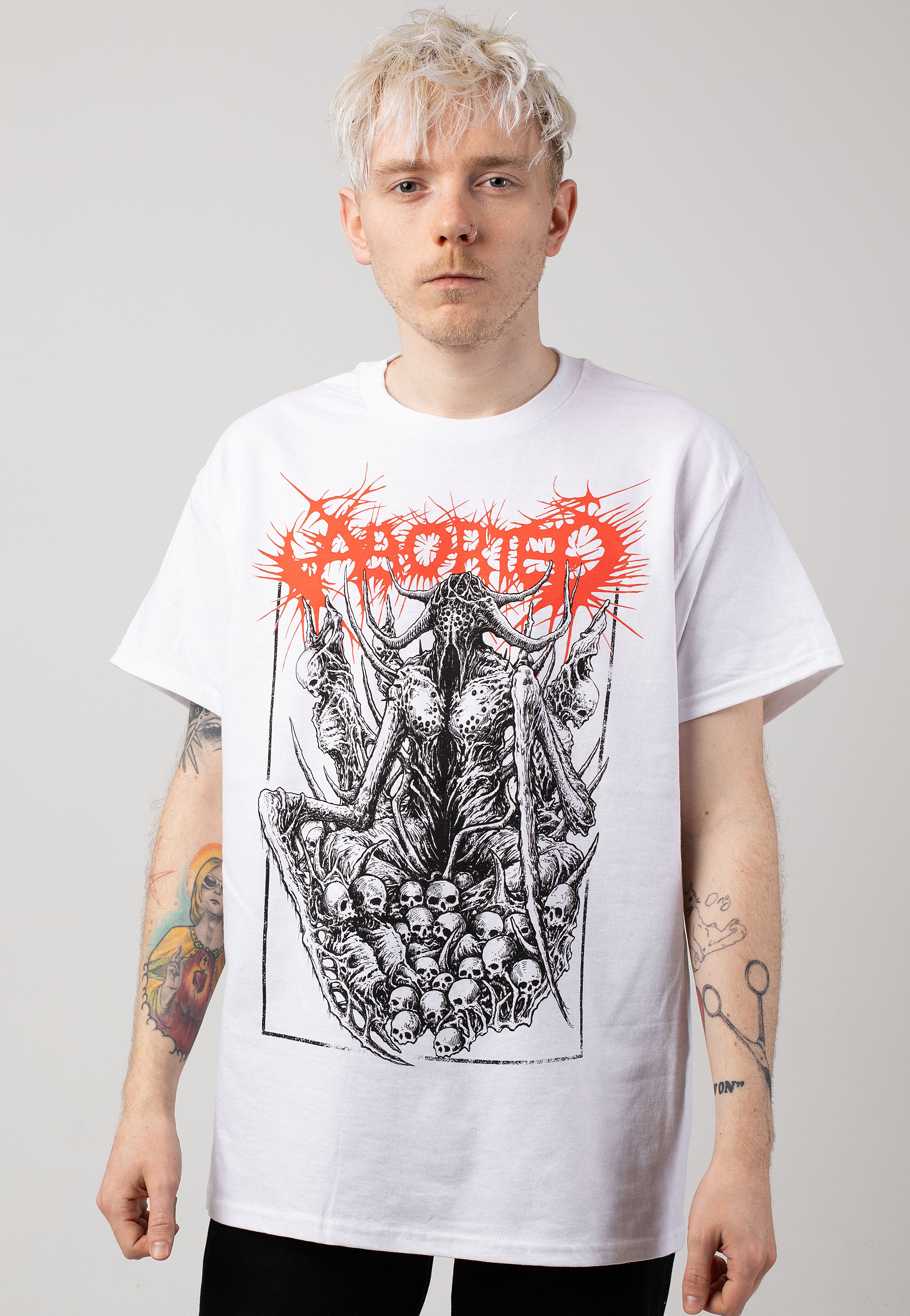 Aborted - Portal White - T-Shirt | Men-Image
