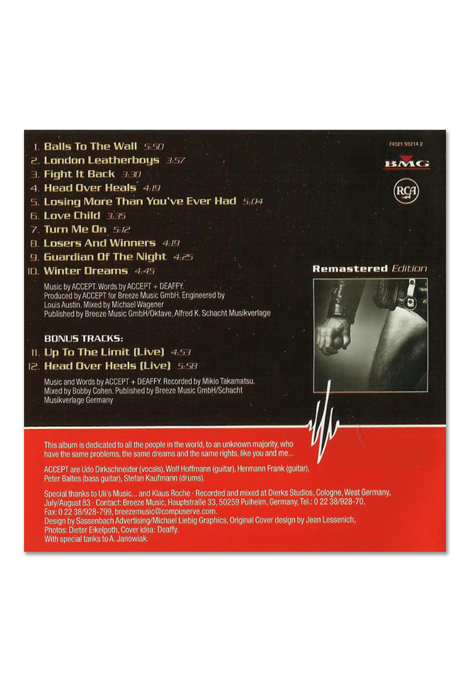 Accept - Balls To The Wall - CD | Impericon