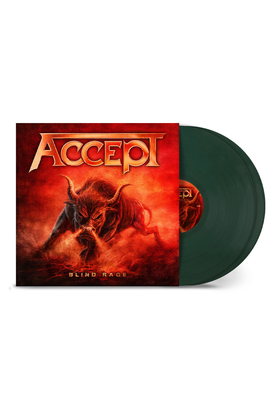 Accept Blind Rage Dark Green Colored 2 Vinyl | Neutral-Image